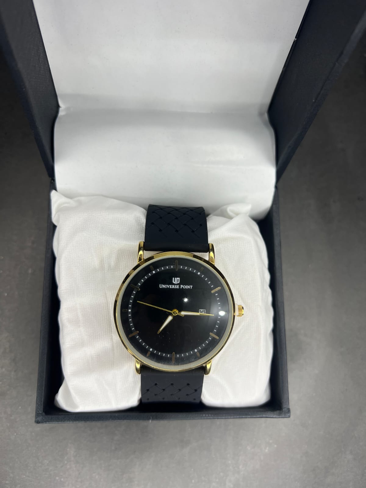 Universe Point Nautilus Silicone Straps & Magnetic Lock Watch for men.