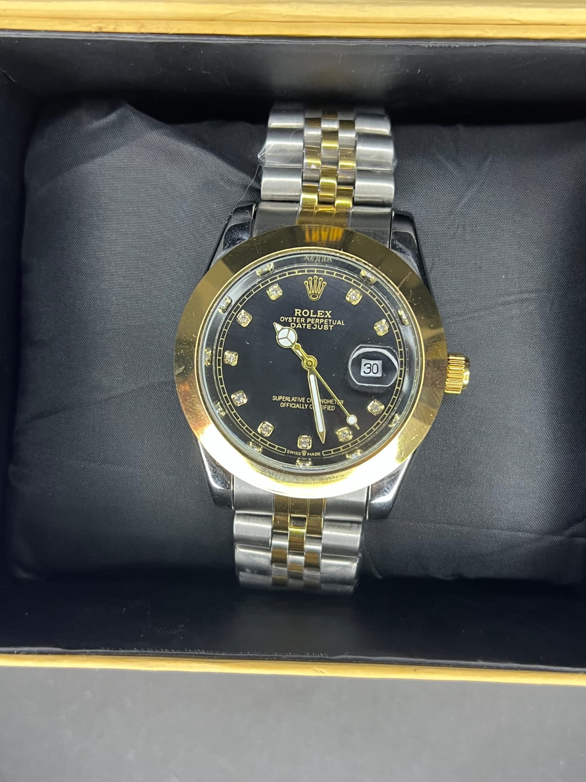 Rolex Oyster Perpetual Datejust watch.